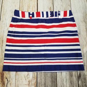 Vineyard Vines Linen Blend Striped Skirt Size 4